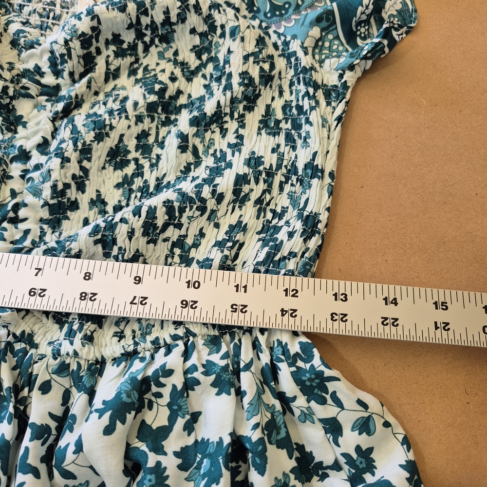 Dress Day Teal Floral Maxi Dress - Picture 7 of 9